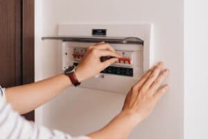 Electrical panel breaker labels